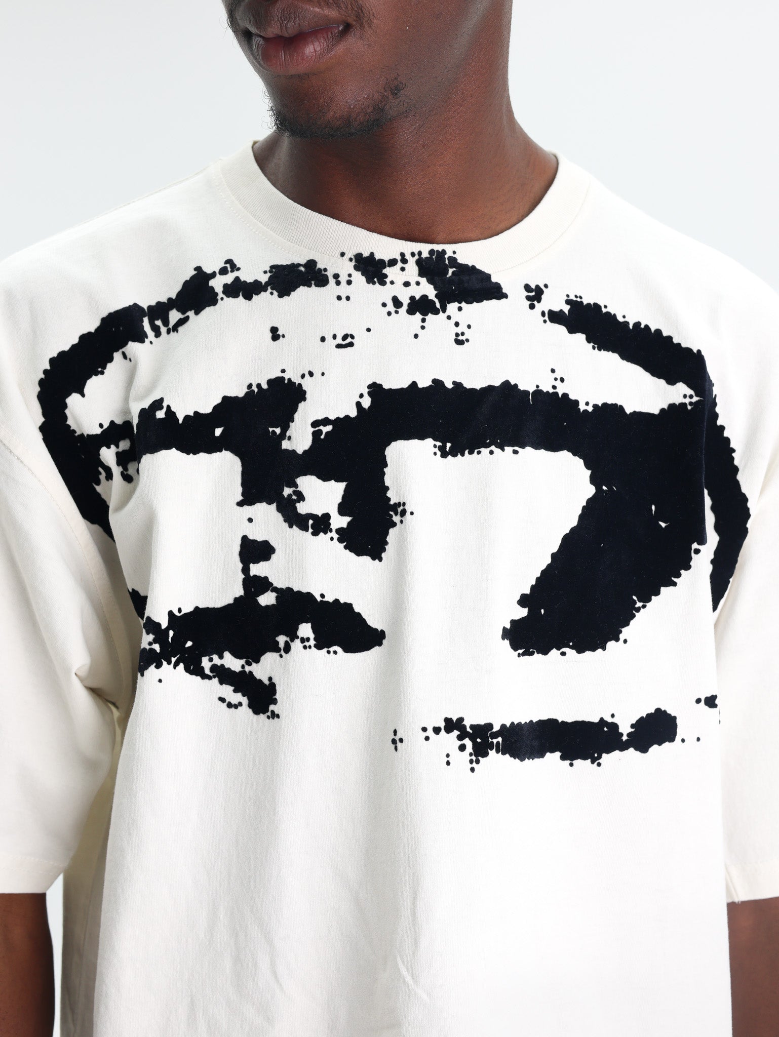 Diesel T-Shirt T-Boxt N14 Relaxed Off White